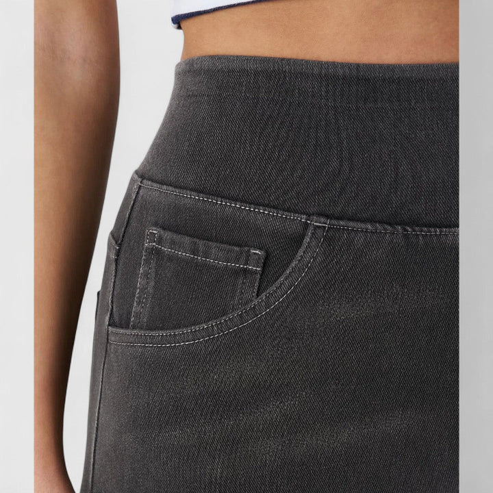 Ελπίδα - άνετο και ελαστικό παντελόνι με ψηλή μέση