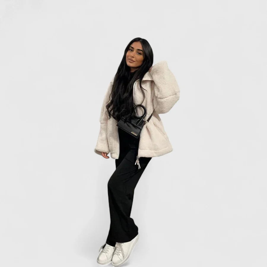 Γαλήνη - Μαλακό και άνετο ζεστό μπουφάν με κομψή γραμμή