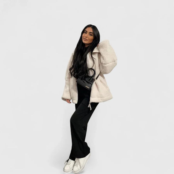 Γαλήνη - Μαλακό και άνετο ζεστό μπουφάν με κομψή γραμμή