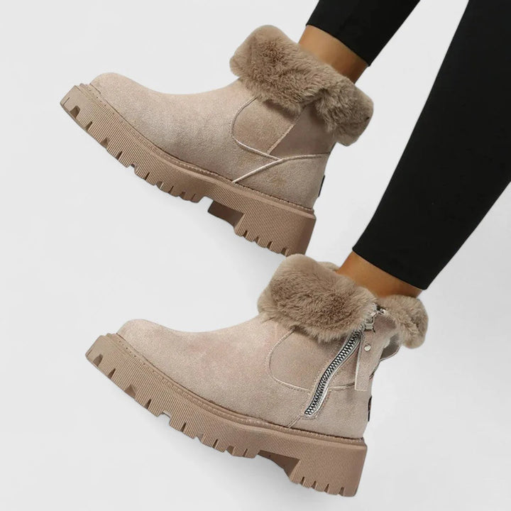 Ειρήνη - Άνετες και ζεστές μπότες με απαλή επένδυση για καθημερινή κομψότητα