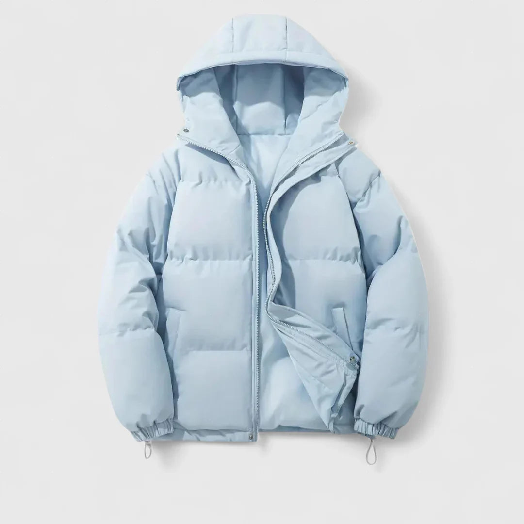 Φωτεινή-Γυναικείο ζεστό μπουφάν με κουκούλα