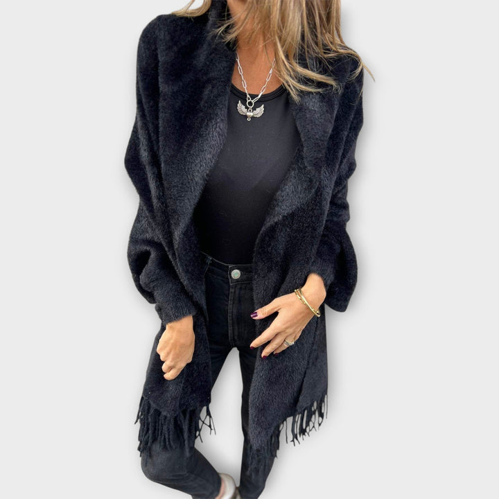 Πλεκτό Ραπ με Κρόσσια 