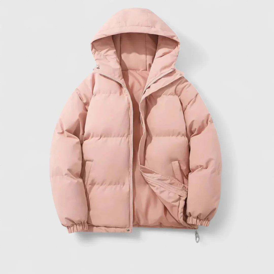 Φωτεινή-Γυναικείο ζεστό μπουφάν με κουκούλα