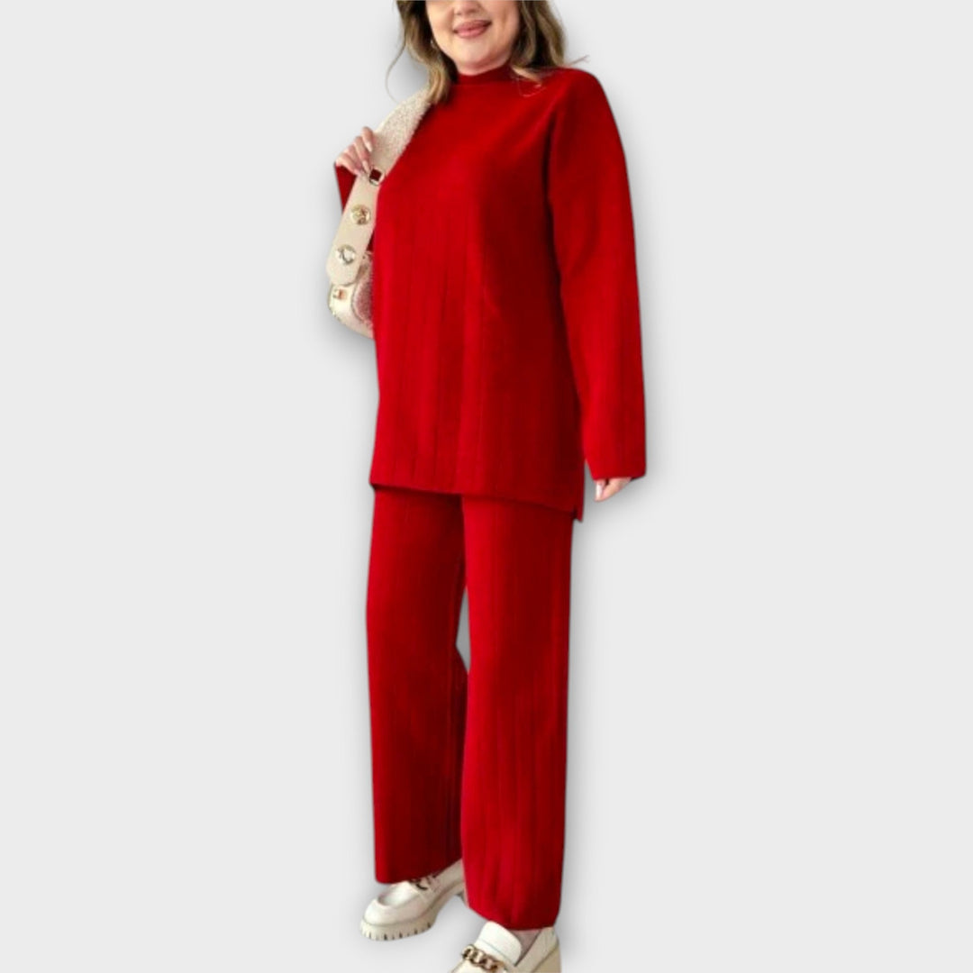 Πλεκτό Σετ με Χαλαρή Εφαρμογή