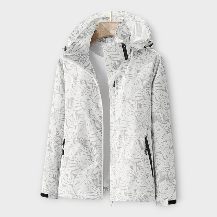 Μοντέρνο Αδιάβροχο Μπουφάν με Κουκούλα 