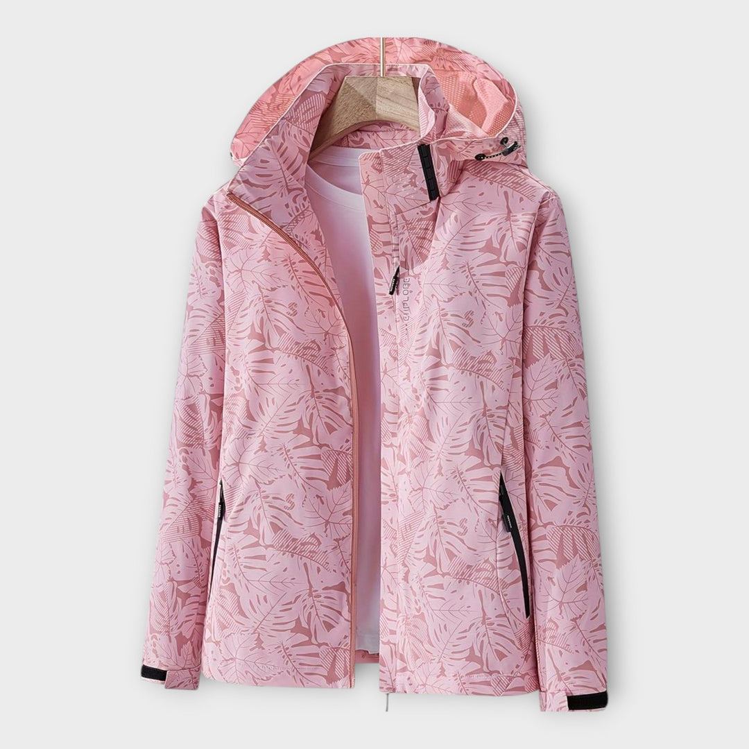 Μοντέρνο Αδιάβροχο Μπουφάν με Κουκούλα 