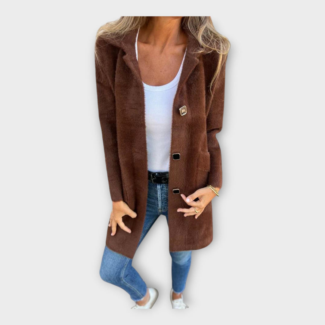 Μάλλινο Παλτό με Κομψό Κλείσιμο