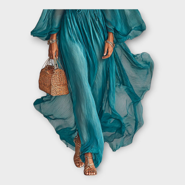 Αέρινο φόρεμα με κομψή και διαχρονική αισθητική