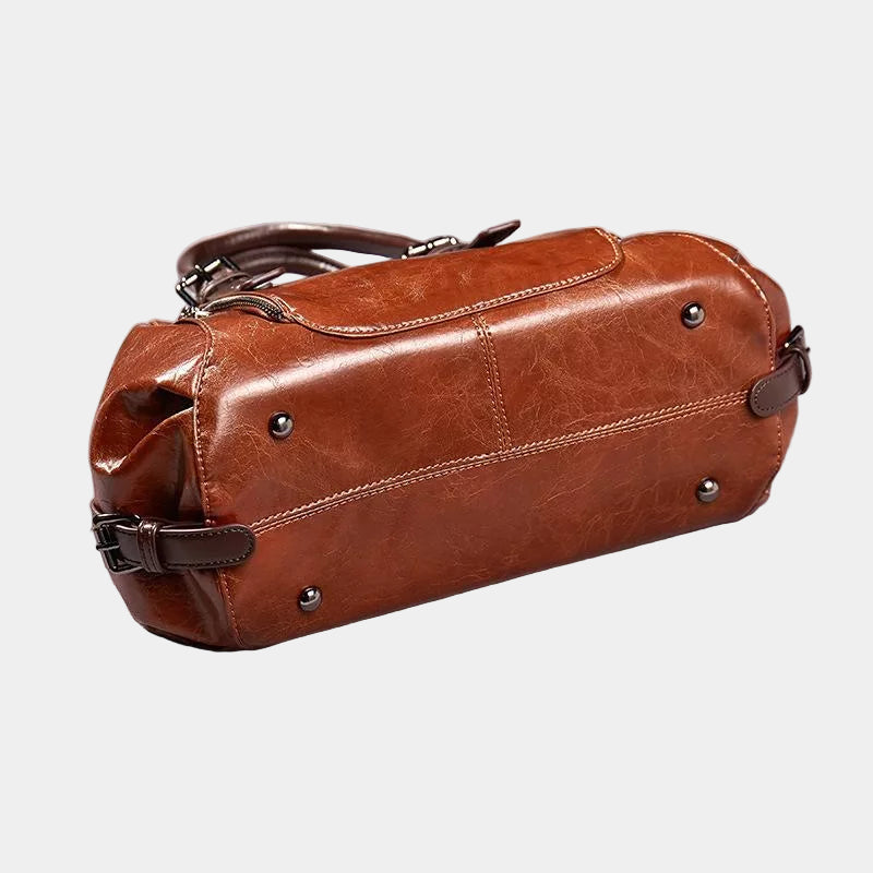 Νίνα - Κομψή Δερμάτινη Τσάντα