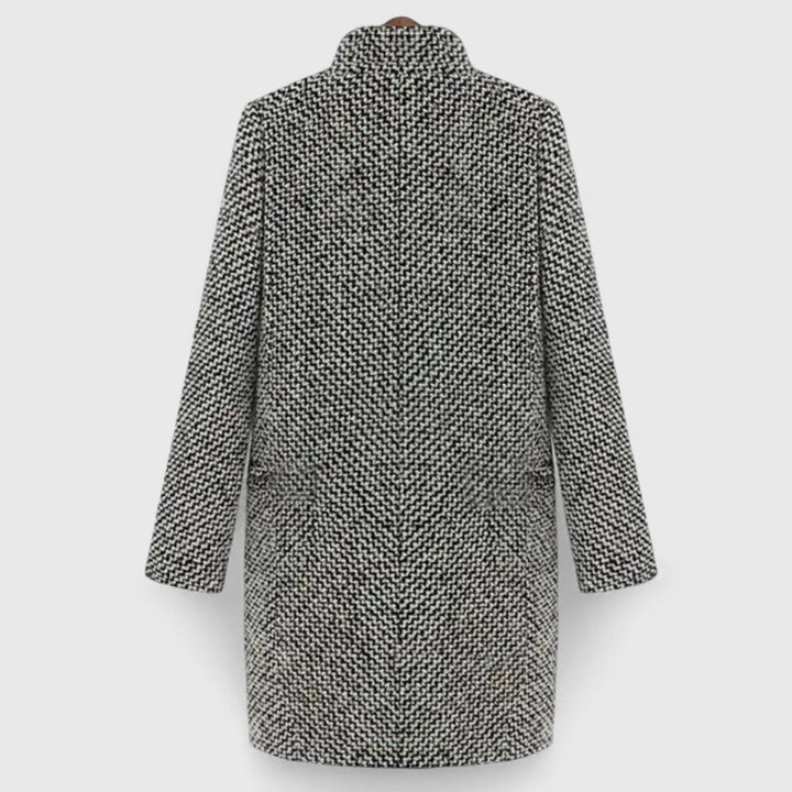 Αντιγόνη - Κομψό μακρύ παλτό με διαχρονική γραμμή και πολυτελή αίσθηση