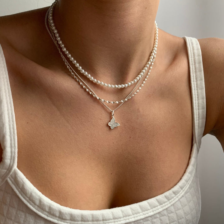 Κολιέ Στριφτό Διπλό 