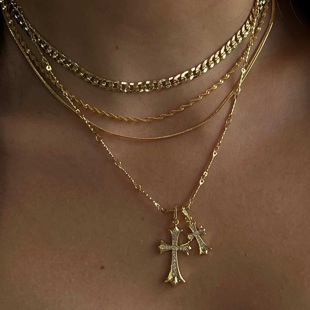 Κολιέ Στριφτό Διπλό 