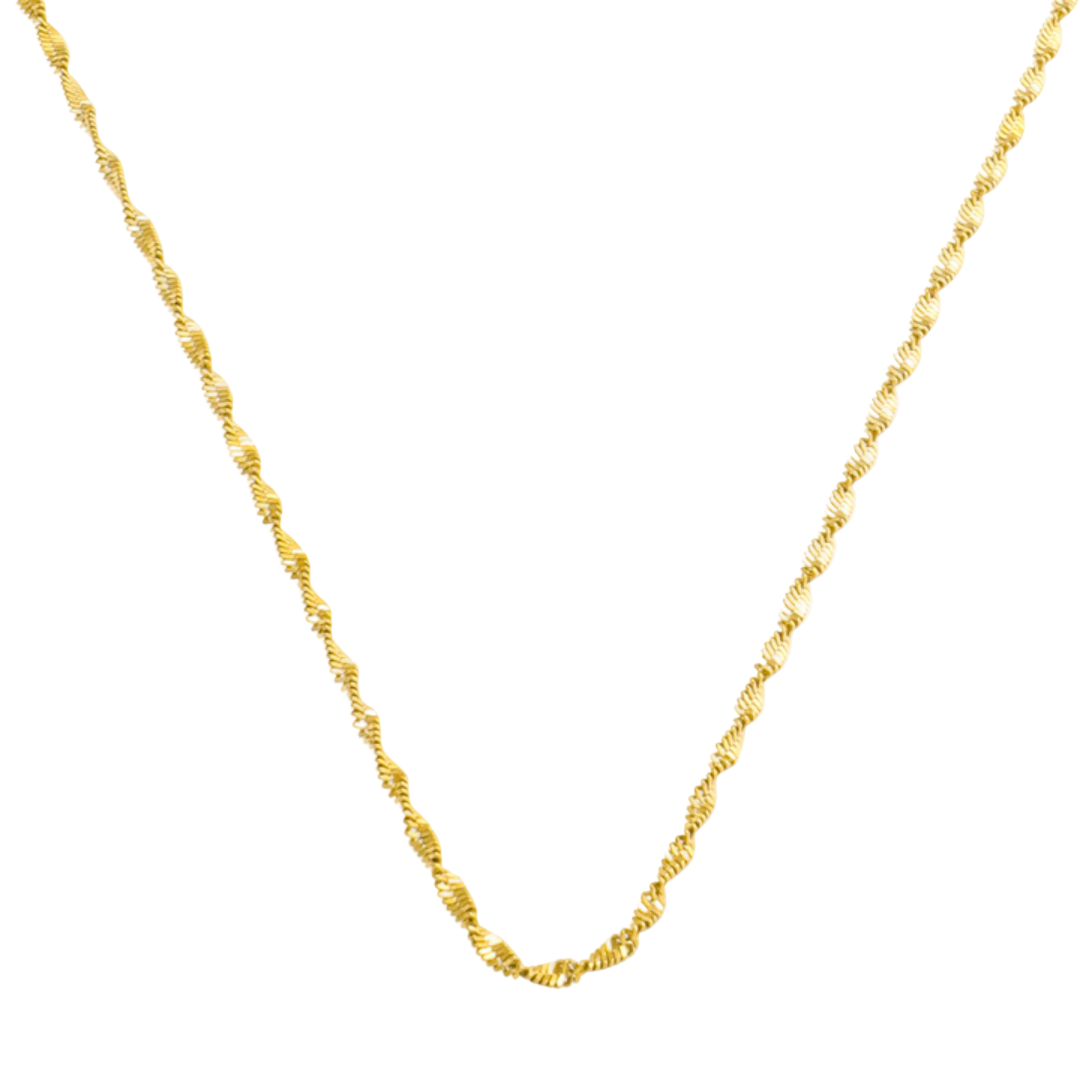 Κολιέ Στριφτό Διπλό 