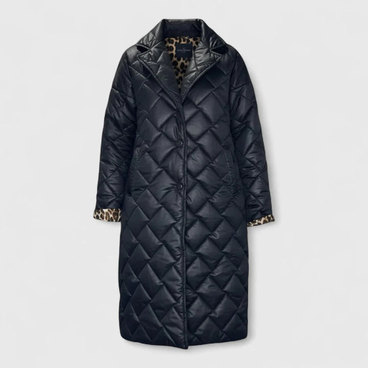 Σεβαστή - Αναστρέψιμο μπουφάν με μοντέρνα γραμμή και πολυτελή αίσθηση