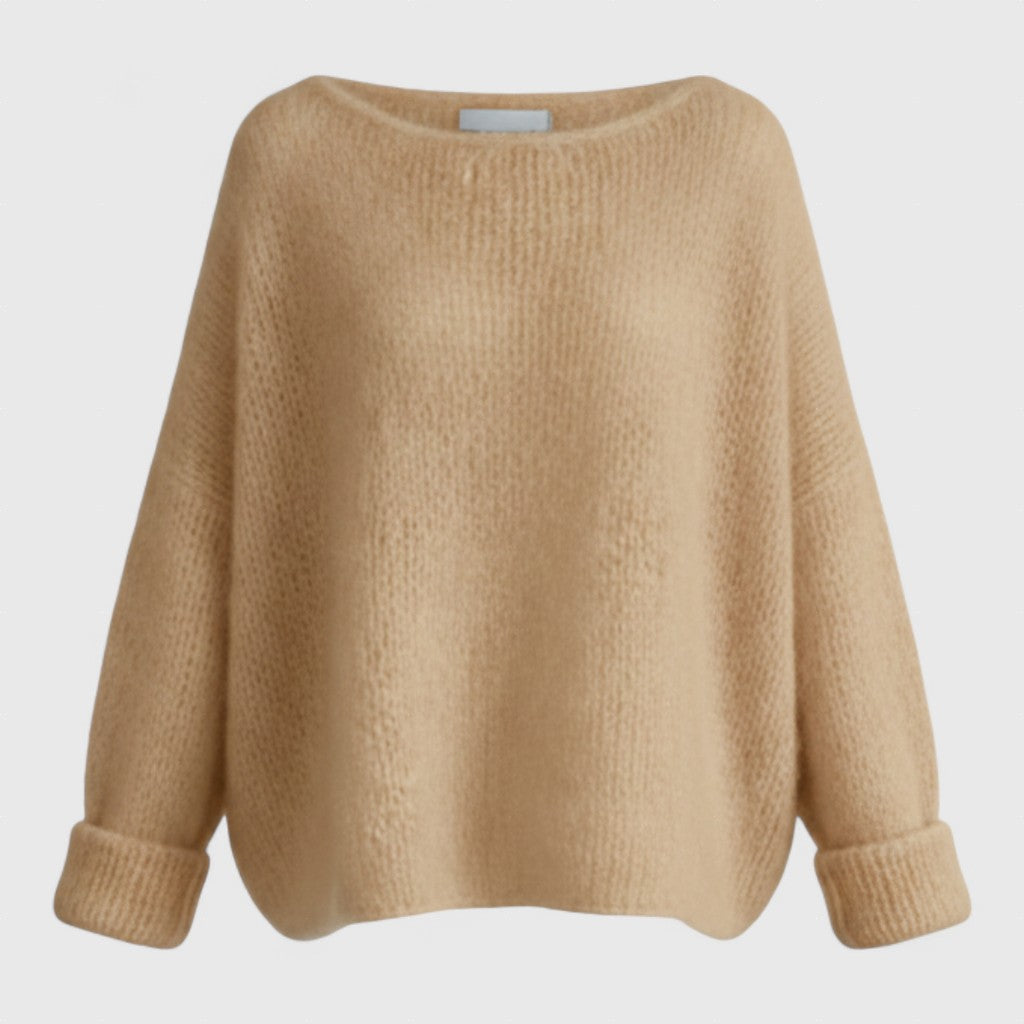 Διδώ - Γυναικείο oversize πλεκτό με απαλή υφή και άνετη εφαρμογή