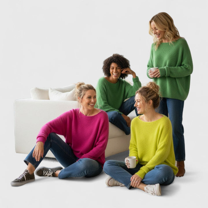 Διδώ - Γυναικείο oversize πλεκτό με απαλή υφή και άνετη εφαρμογή