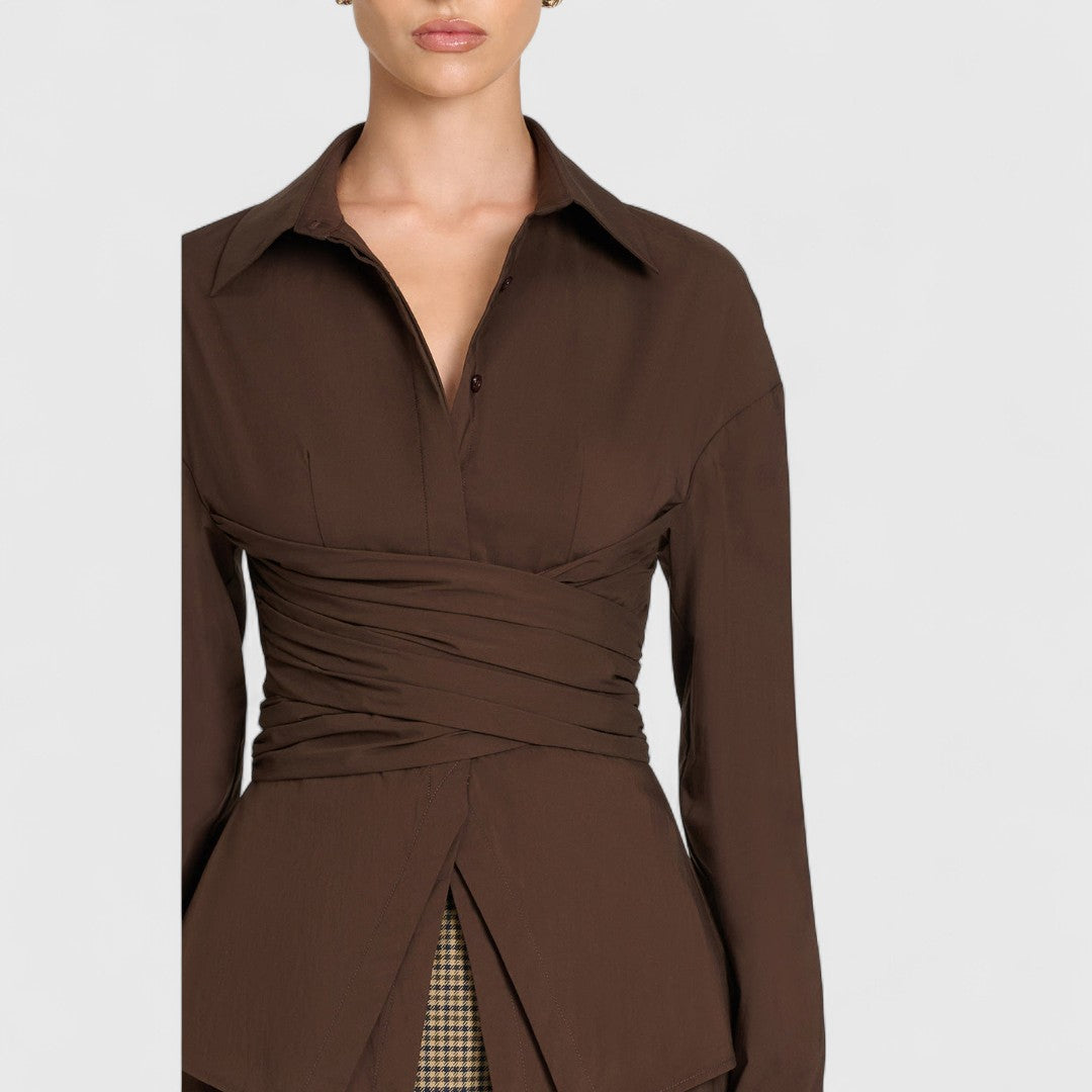 Θεοφανία - Μπλούζα με δαντέλα και V-λαϊμόκοψη για κομψή άνεση και διαχρονικά στυλ