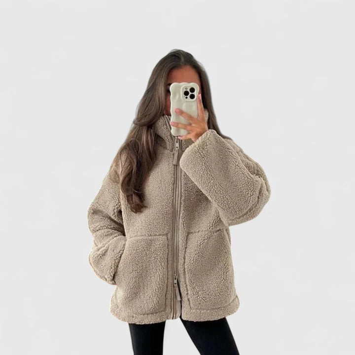 Γαλήνη - Μαλακό και άνετο ζεστό μπουφάν με κομψή γραμμή