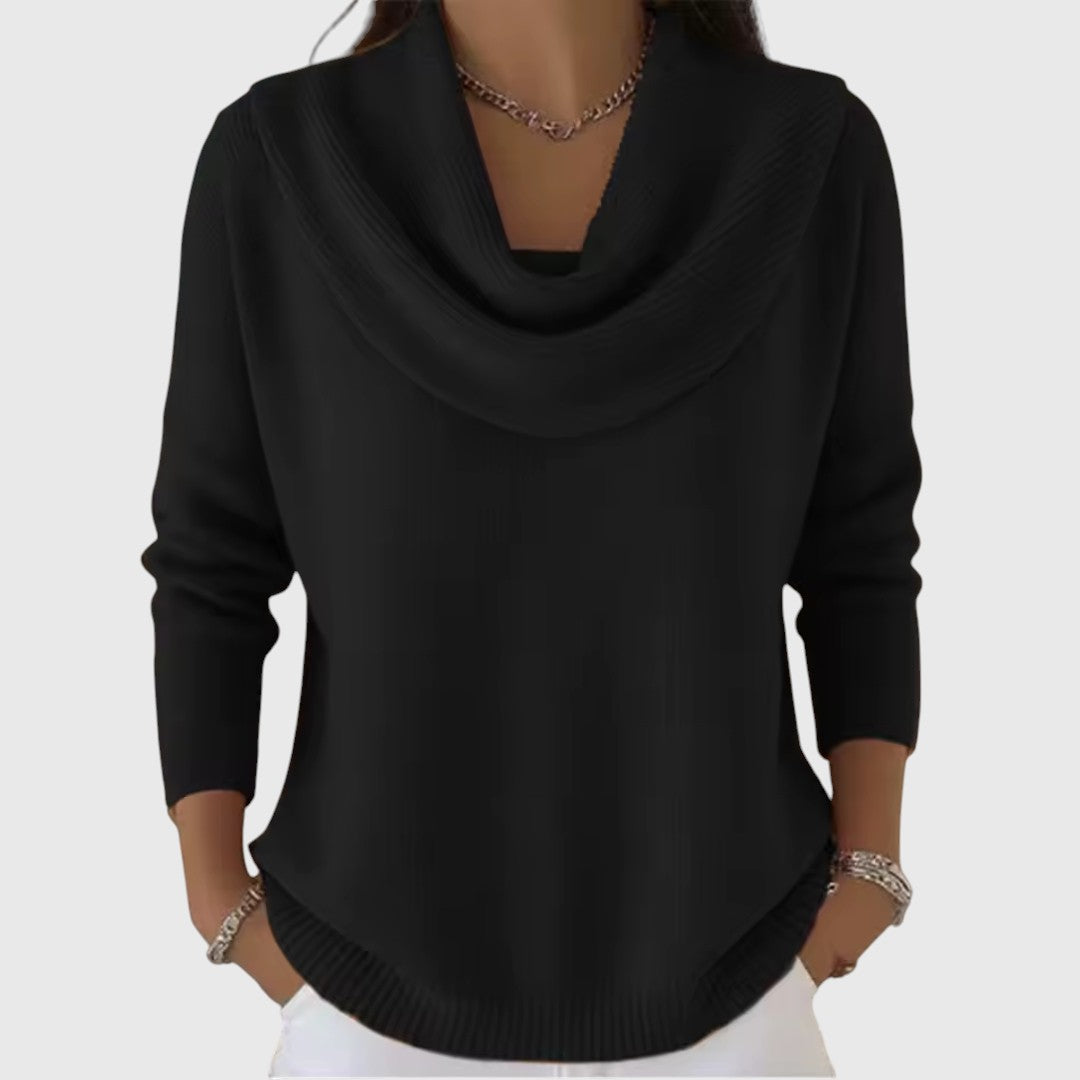 Ευμορφία - Πουλόβερ με γιακά και μαλακή αφή για κομψή άνεση