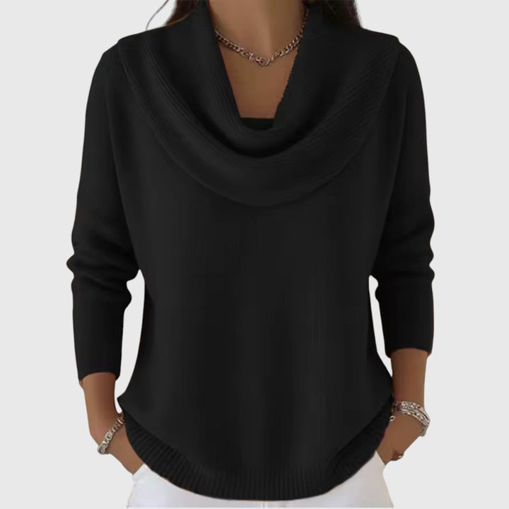 Ευμορφία - Πουλόβερ με γιακά και μαλακή αφή για κομψή άνεση