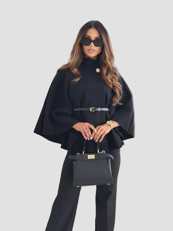 Selviora - Κομψό σακάκι με πεταλούδα και ζώνη