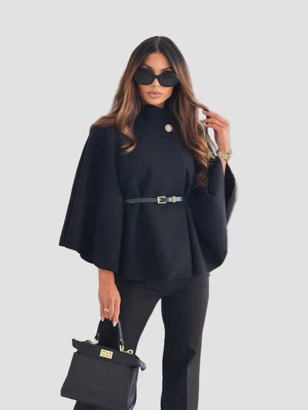 Selviora - Κομψό σακάκι με πεταλούδα και ζώνη