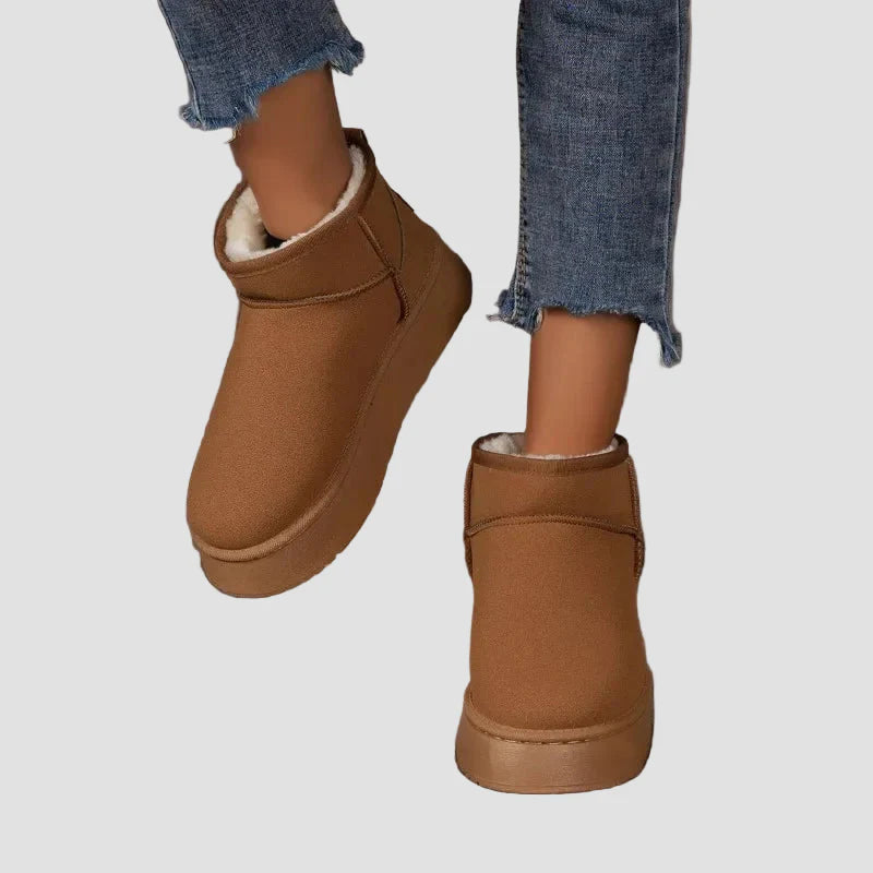 Άνετες Σουέντ Μπότες με Πλούσια Επένδυση