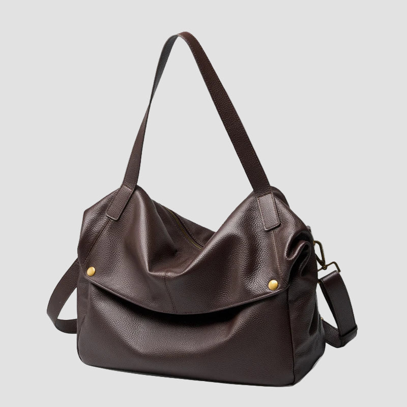 Adriani - Ρετρό γνήσια δερμάτινη μαλακή μινιμαλιστική τσάντα για καθημερινή χρήση