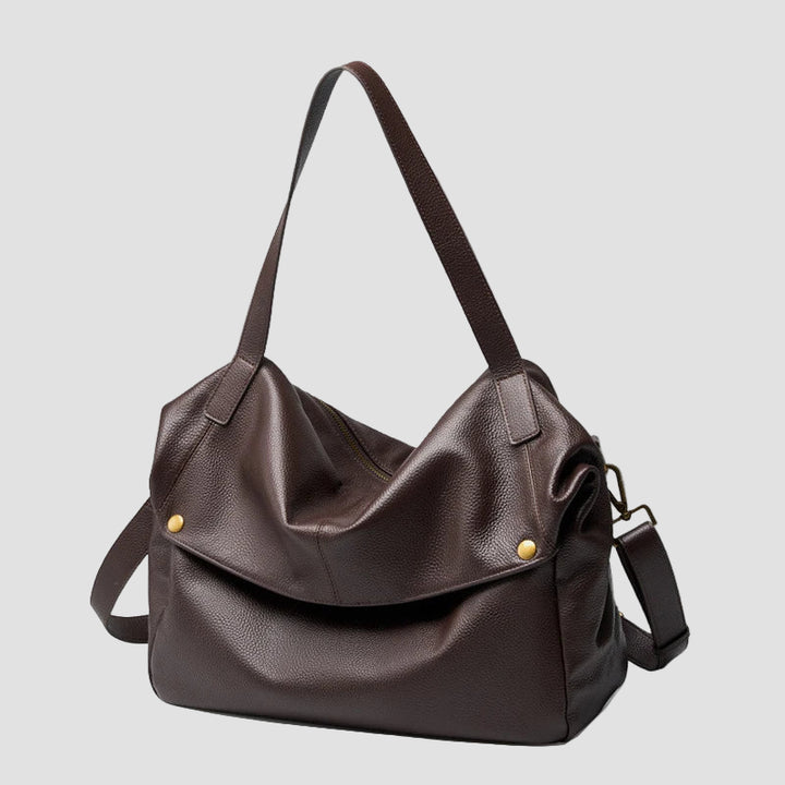 Adriani - Ρετρό γνήσια δερμάτινη μαλακή μινιμαλιστική τσάντα για καθημερινή χρήση