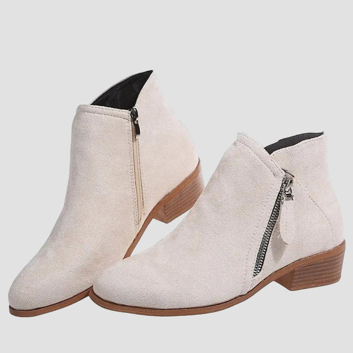 Πρίμιουμ ορθοπεδικές δερμάτινες μπότες με τακούνι για τον χειμώνα