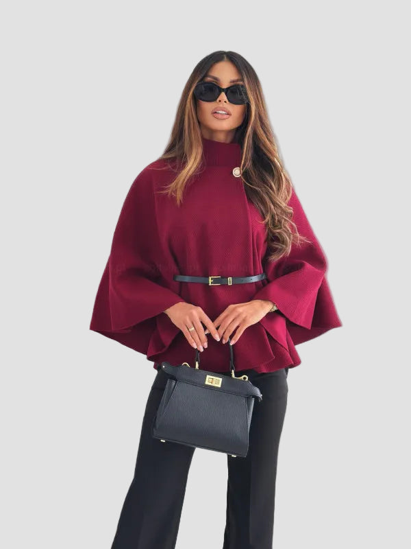 Selviora - Κομψό σακάκι με πεταλούδα και ζώνη