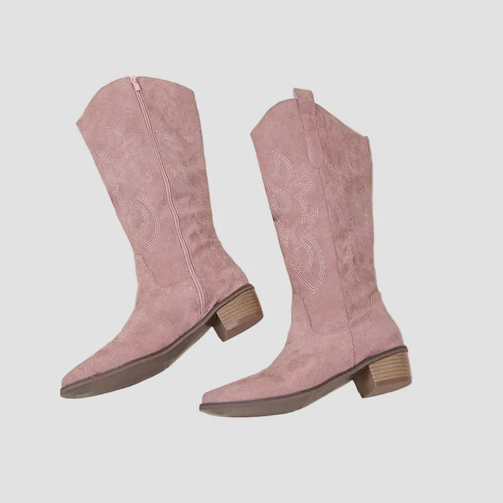 Κατερίνα - Καουμπόικες Western Μπότες από Σουέτ