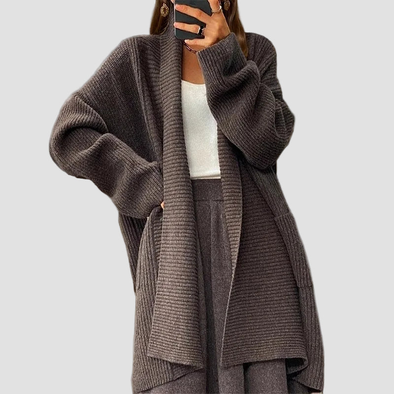 Κατερίνα - Μεγάλο, άνετο μακρύ ζακέτο