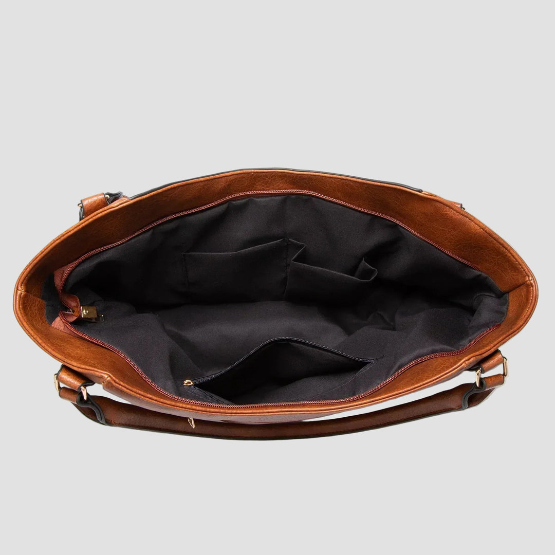 Αντελίνα - Πολυτελή Δερμάτινη Τσάντα