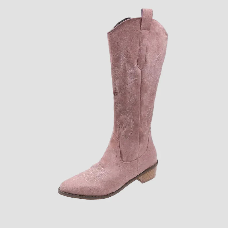 Κατερίνα - Καουμπόικες Western Μπότες από Σουέτ