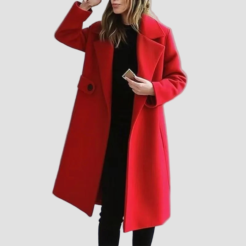 Ariadne - Κομψό μακρύ καμηλό παλτό