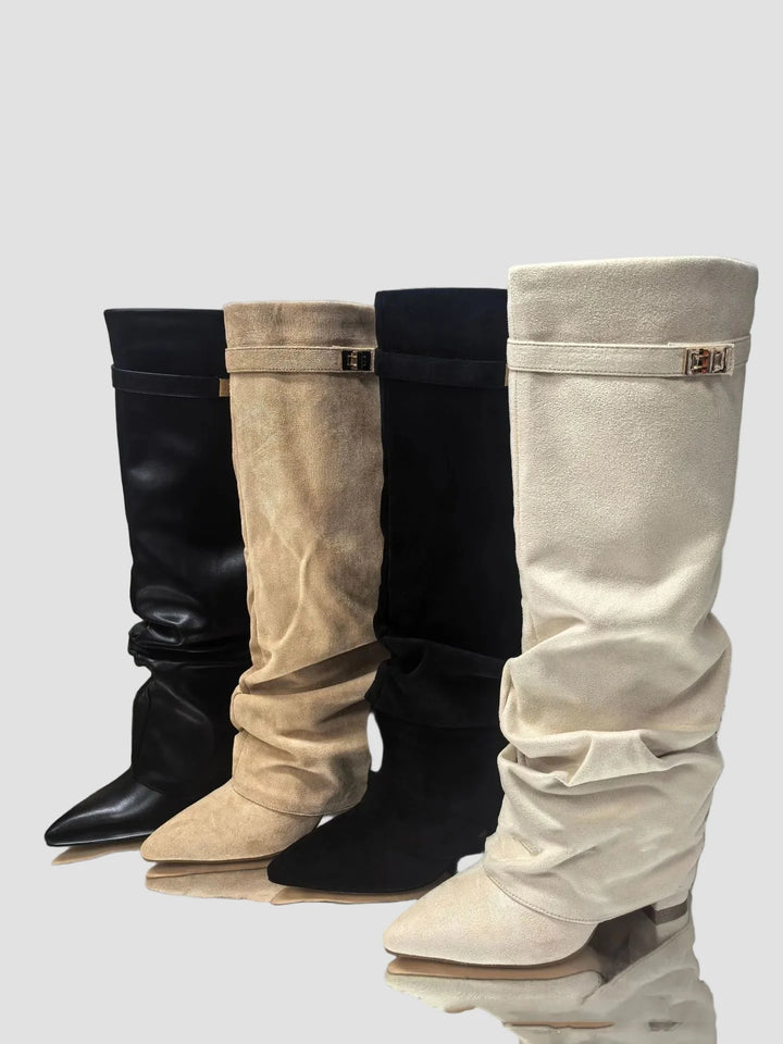 Ψηλές Μπότες με Κομψό Σχεδιασμό