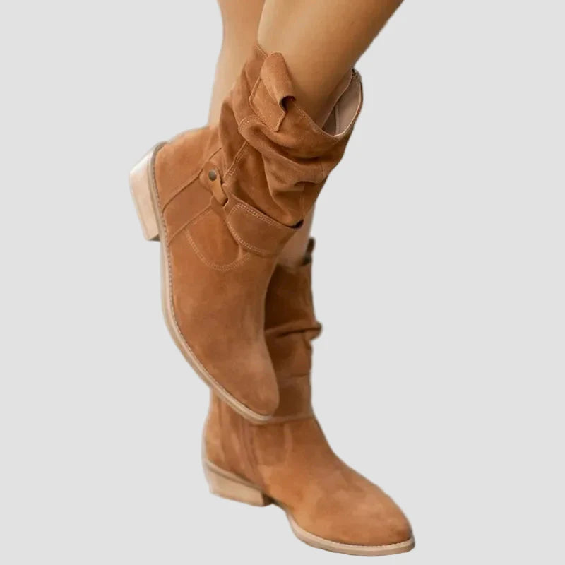 Ευθαλία - Μποτίνια από Κλασικό Σουέτ