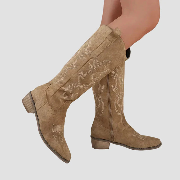 Κατερίνα - Καουμπόικες Western Μπότες από Σουέτ