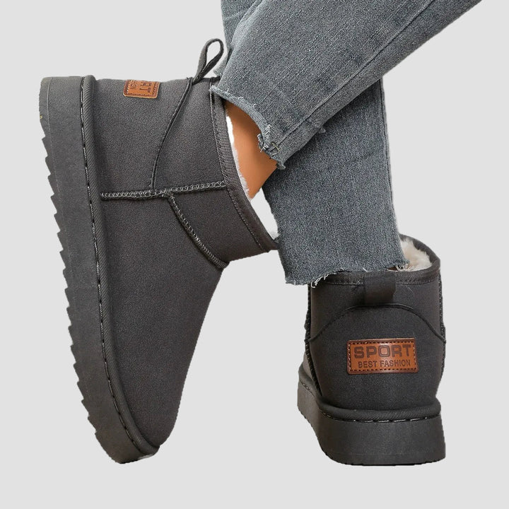 Χρυσούλα - Κλασική άνετη μπότα με βελούδινη επένδυση