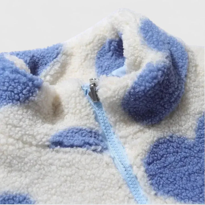 Αφροξυλία - Ζεστό αναστρέψιμο μπουφάν με απαλή υφή και μοντέρνο στυλ