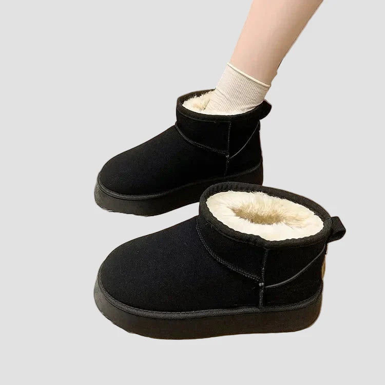 Άνετες Σουέντ Μπότες με Πλούσια Επένδυση