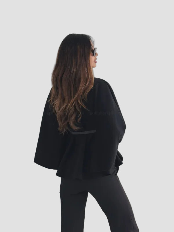 Selviora - Κομψό σακάκι με πεταλούδα και ζώνη