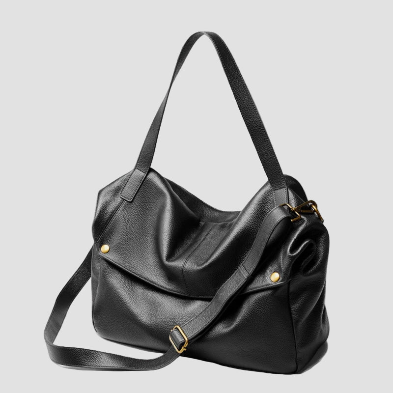 Adriani - Ρετρό γνήσια δερμάτινη μαλακή μινιμαλιστική τσάντα για καθημερινή χρήση