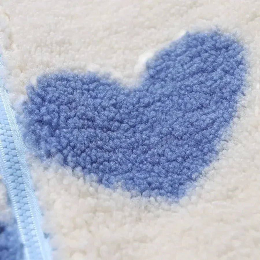 Αφροξυλία - Ζεστό αναστρέψιμο μπουφάν με απαλή υφή και μοντέρνο στυλ