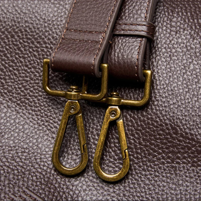 Adriani - Ρετρό γνήσια δερμάτινη μαλακή μινιμαλιστική τσάντα για καθημερινή χρήση