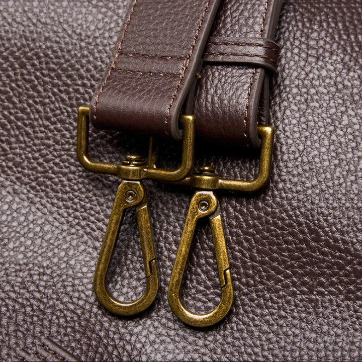 Adriani - Ρετρό γνήσια δερμάτινη μαλακή μινιμαλιστική τσάντα για καθημερινή χρήση