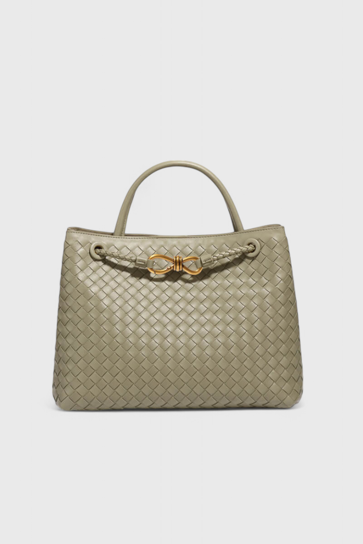 Τσάντα Ημέρας Πλεκτή Ινδigo