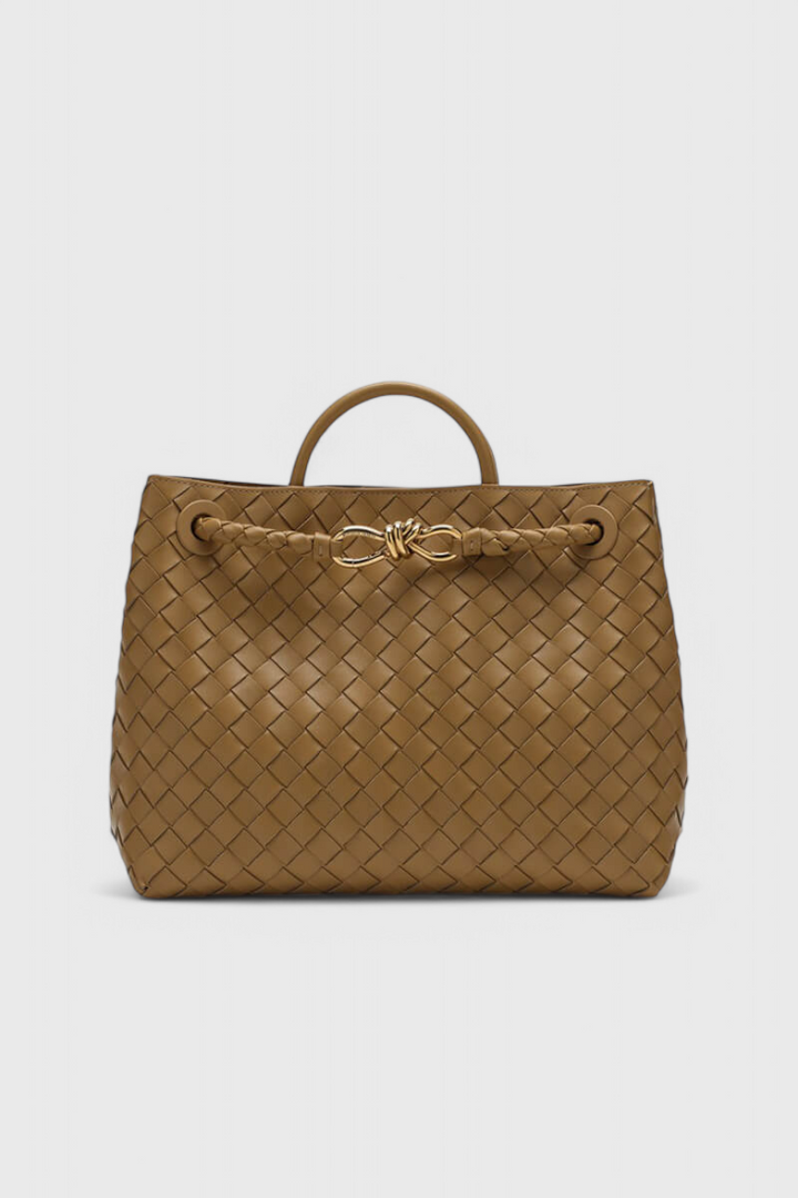 Τσάντα Ημέρας Πλεκτή Ινδigo