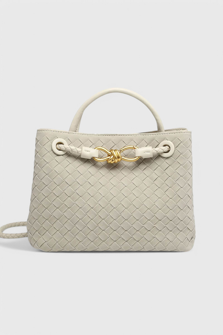 Τσάντα Ημέρας Πλεκτή Ινδigo